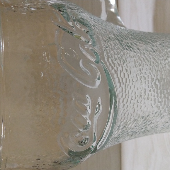 Vintage 64 oz. Coca Cola Clear Glass Pitcher Coke Fluted Ice Spout - Picture 5 of 6